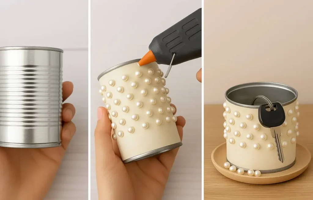 How to Upcycle Cans into stylish home accessories