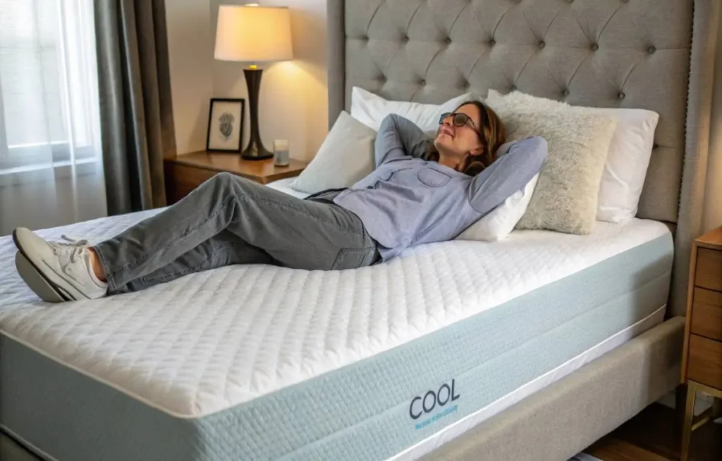 Summer bedding with breathable fabric