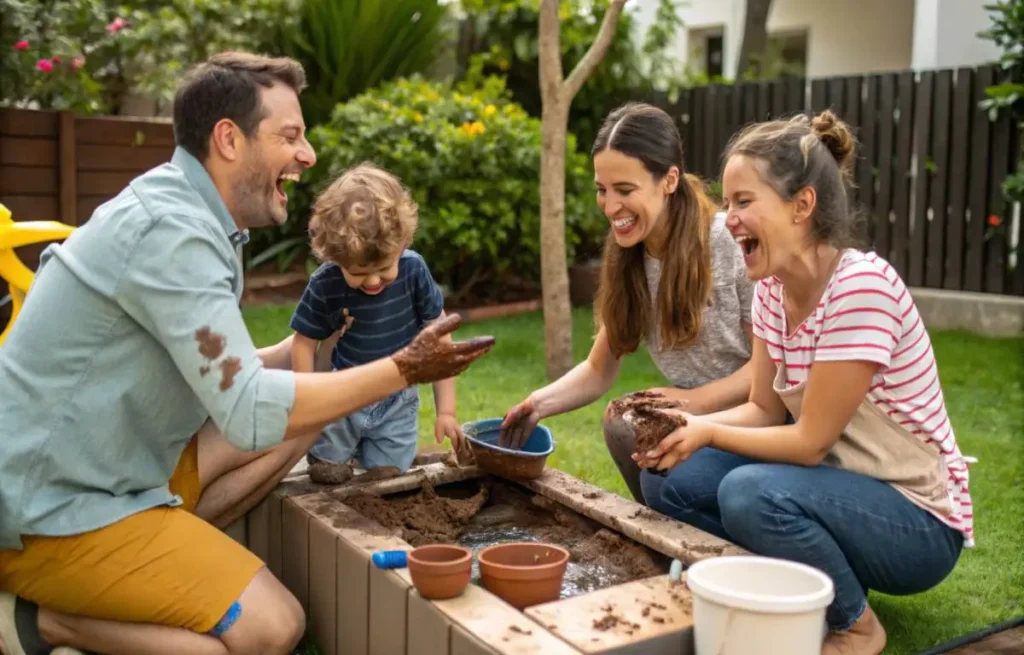 Mud kitchen ideas for family bonding