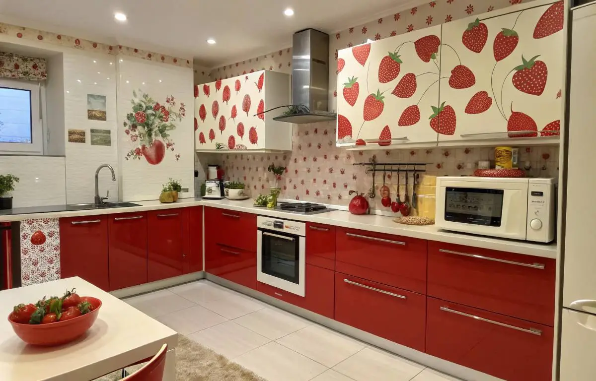 Strawberry kitchen decor comeback