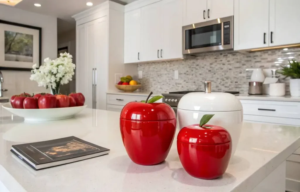 Modern apple decor ideas for kitchens