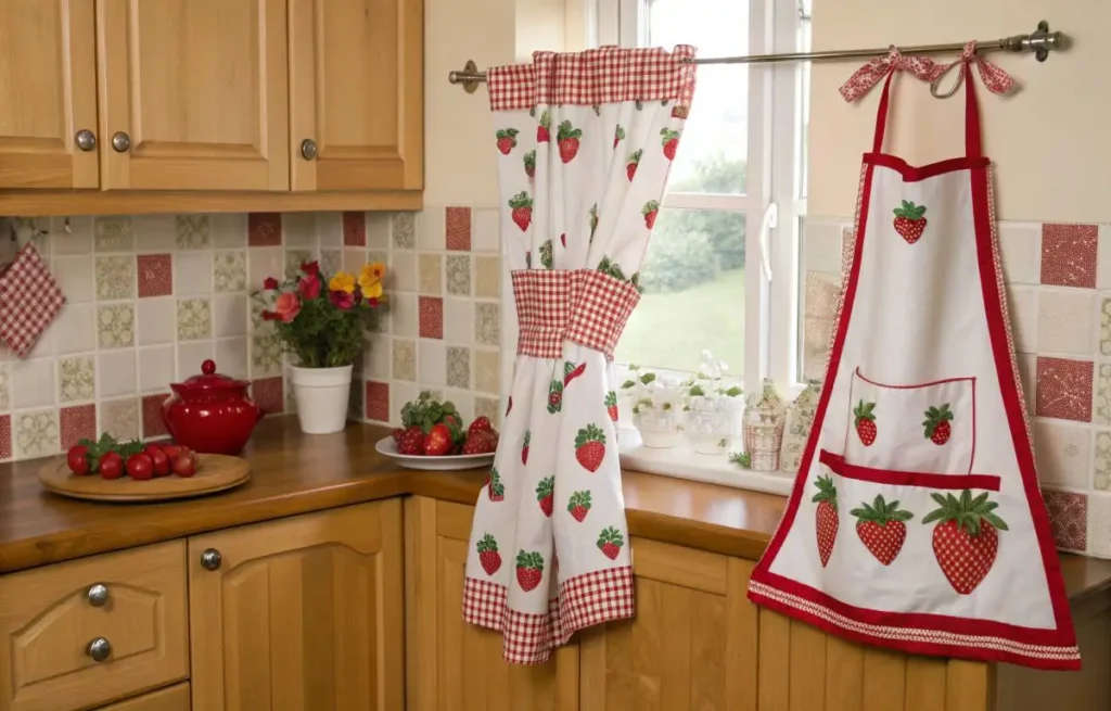 DIY strawberry kitchen decor ideas	