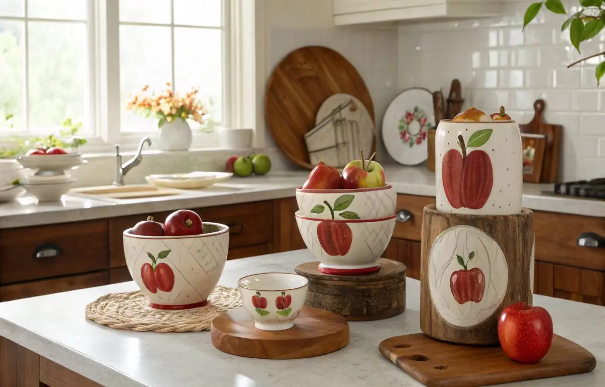 Unique apple kitchen decor ideas