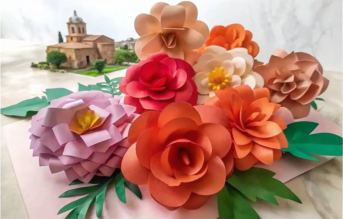 Paper Flowers Folding Tricks