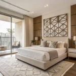 Modern mens bedroom decor ideas with minimalist furniture and neutral tones